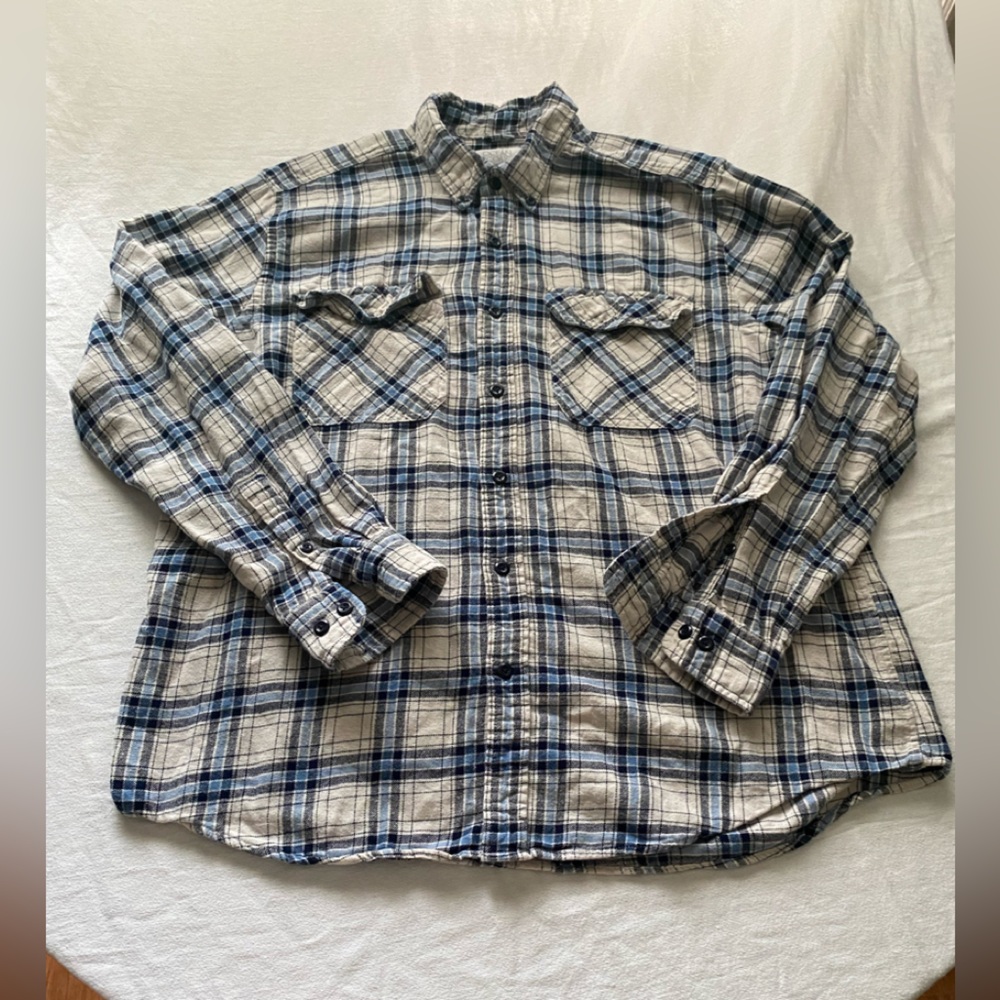 Ocean Coast blue button up long sleeve size XL